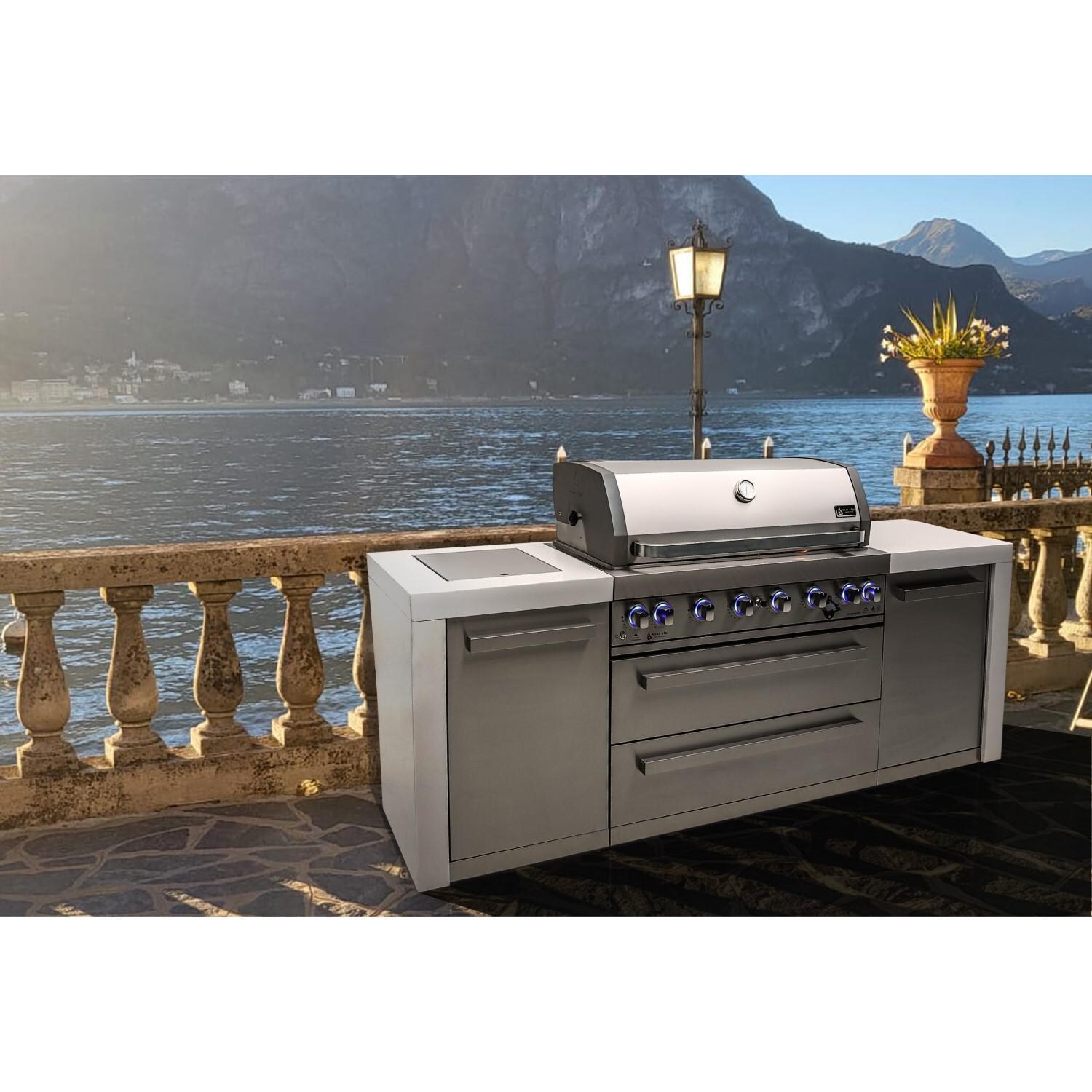 Mont Alpi - MAi805-D - Deluxe Grill Island - Stainless Steel - Lifestyle thumbnail