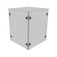 Universal Ready To Finish BBQ Island 90 Degree Corner Cabinet - RTF90C-29-CC image