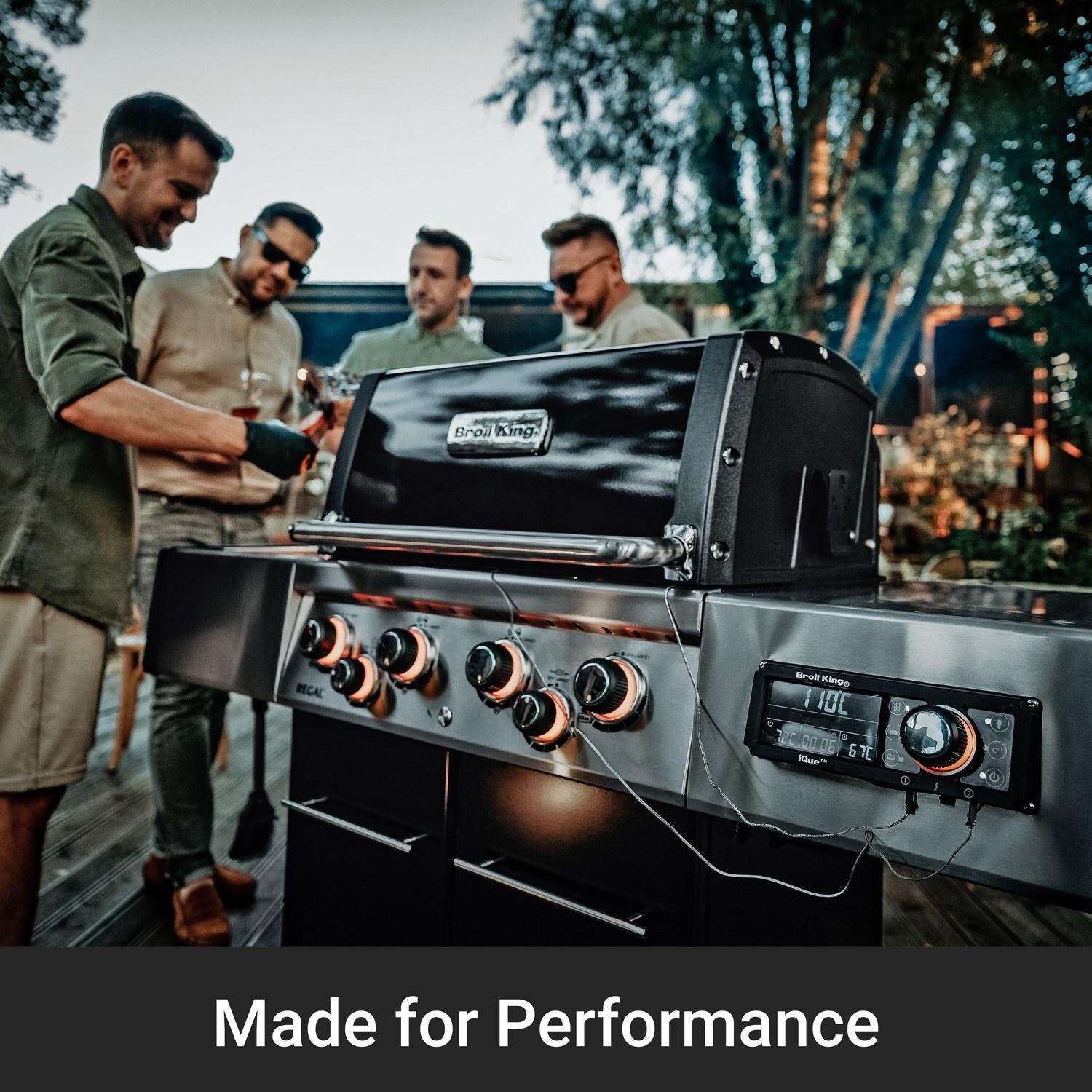 Broil King 687247 Regal Q 490 Pro IR Natural Gas Grill - Backyard Gathering - Lifestyle thumbnail