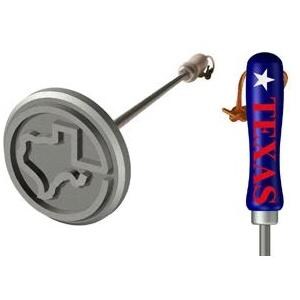 Sports Brand Deluxe Texas State Map BBQ Branding Iron