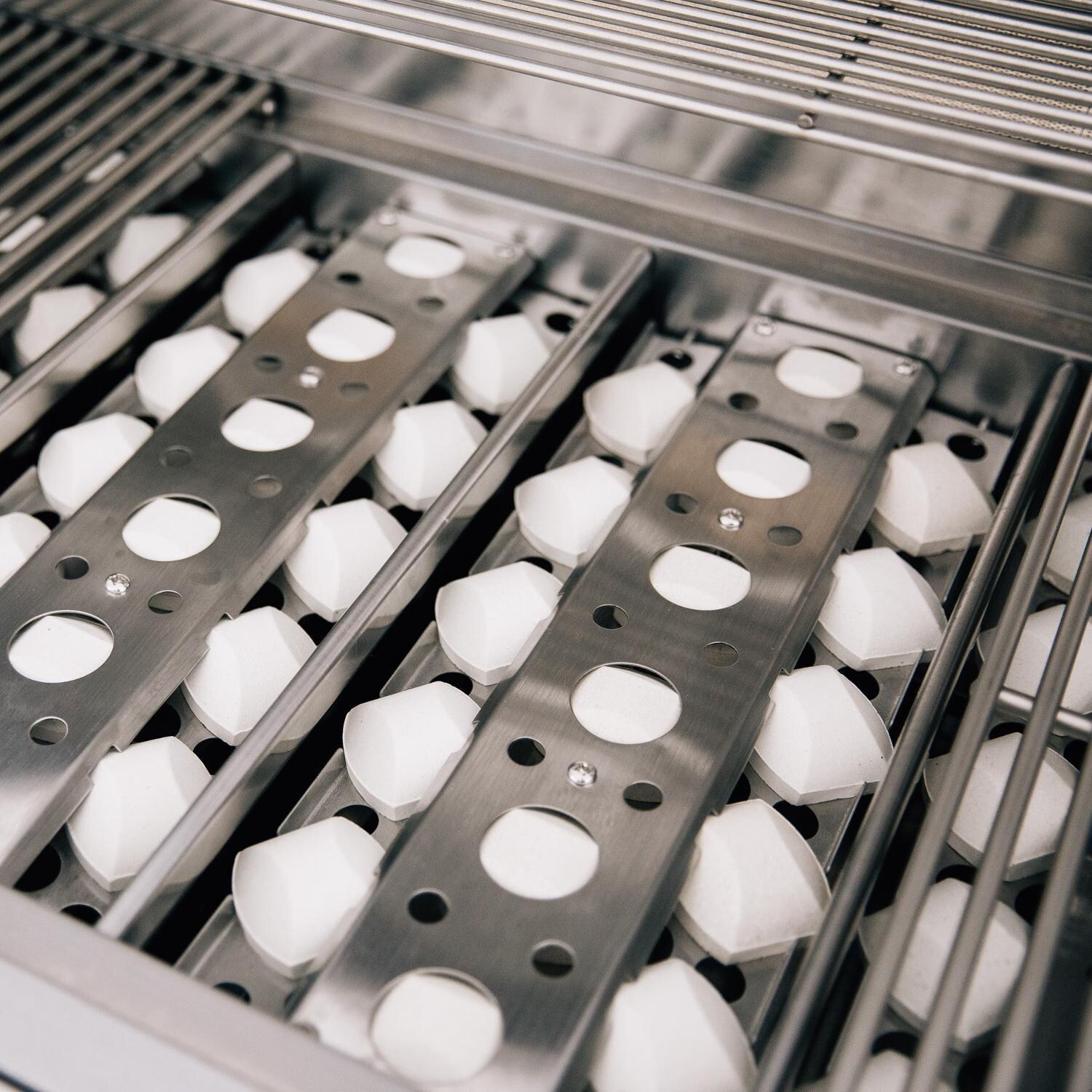 Summerset SIZPRO40-NG Sizzler Pro 40-Inch 5-Burner Natural Gas Grill With Rear Infrared Burner - Burner Covers thumbnail