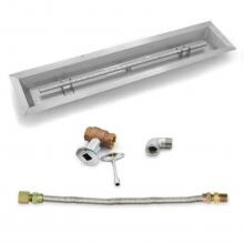 Lakeview Outdoor Designs 36-Inch Linear Drop-In Pan W/ 30-Inch Natural Gas T-Burner & Connection Kit image