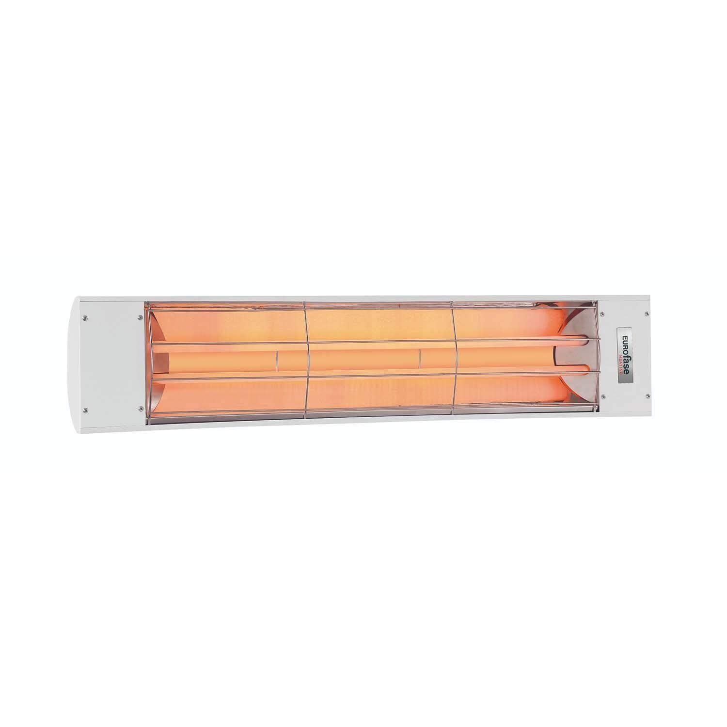 Eurofase 39-Inch 4000 Watt Dual Element 208V Electric Infrared Patio Heater - White - EF40208W