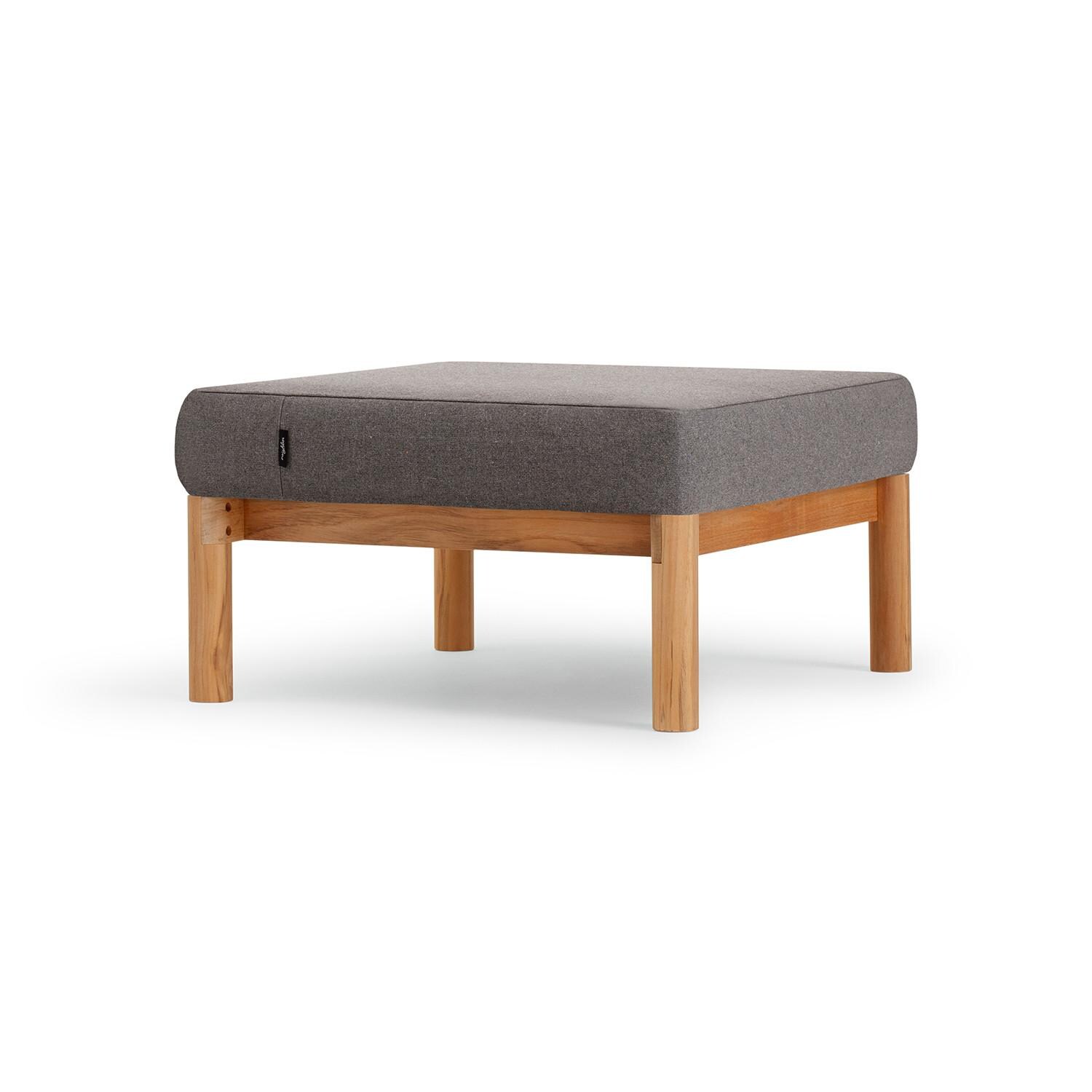 Neighbor OTTO1 - GR Teak Ottoman W/ Sunbrella Cushion thumbnail
