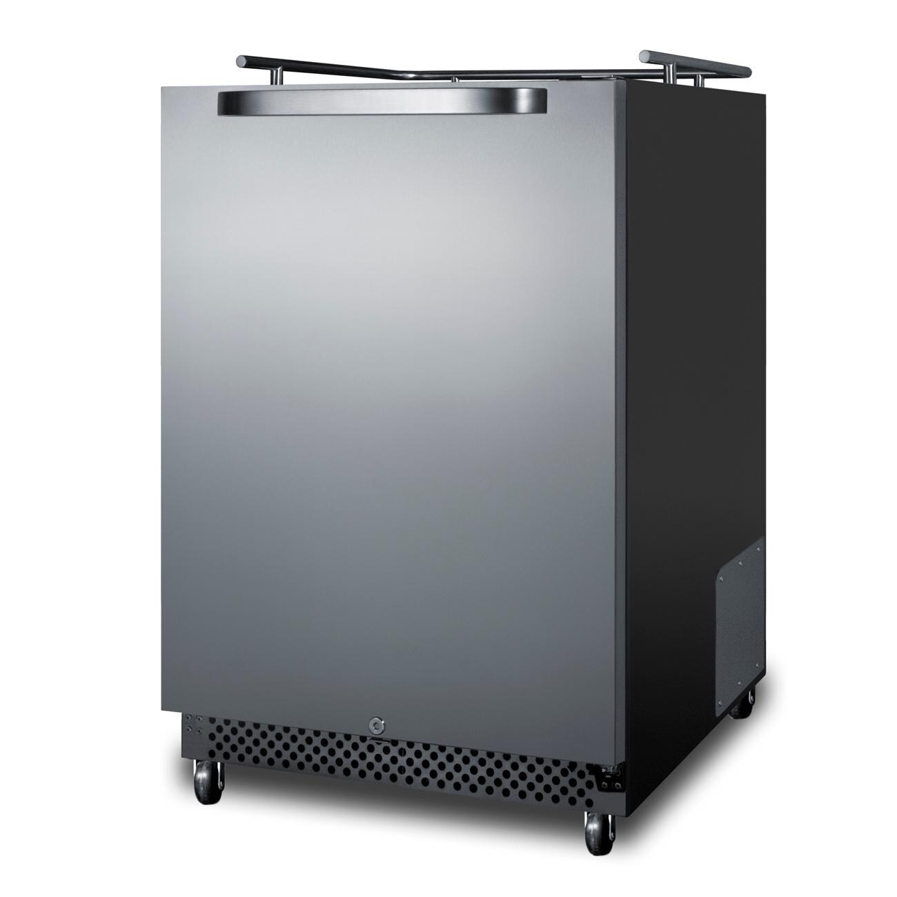 Summit SBC696OSNK Commercial Outdoor Rated DIY Tap Beer Dispenser / Kegerator - Angled thumbnail