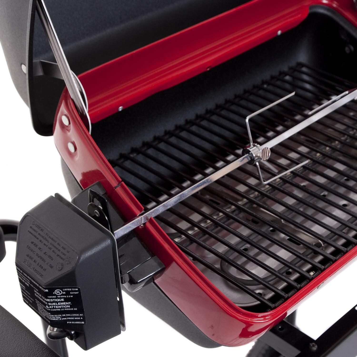 Americana by Meco Electric Grill With Rotisserie And Plastic Side Trays - Rotisserie thumbnail