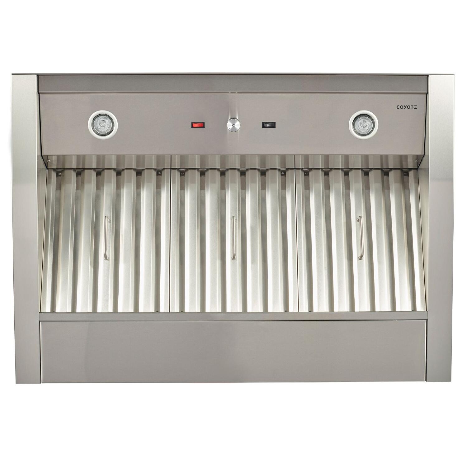 Coyote C1LINER42 | 42-Inch Outdoor Vent Hood - Baffle Filters thumbnail