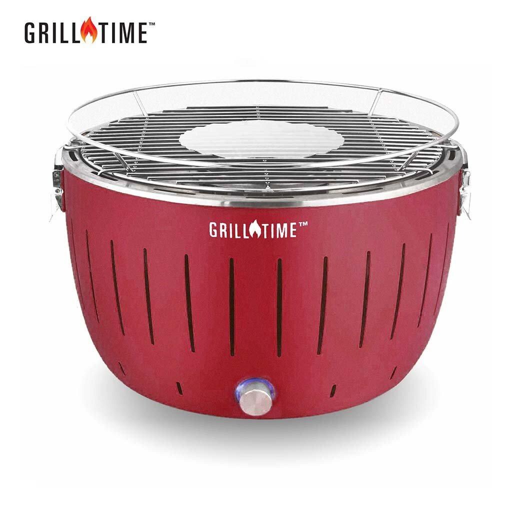 Grill Time Tailgater GT Portable Charcoal Grill Starter Pack - Red - UPG-R-13 image