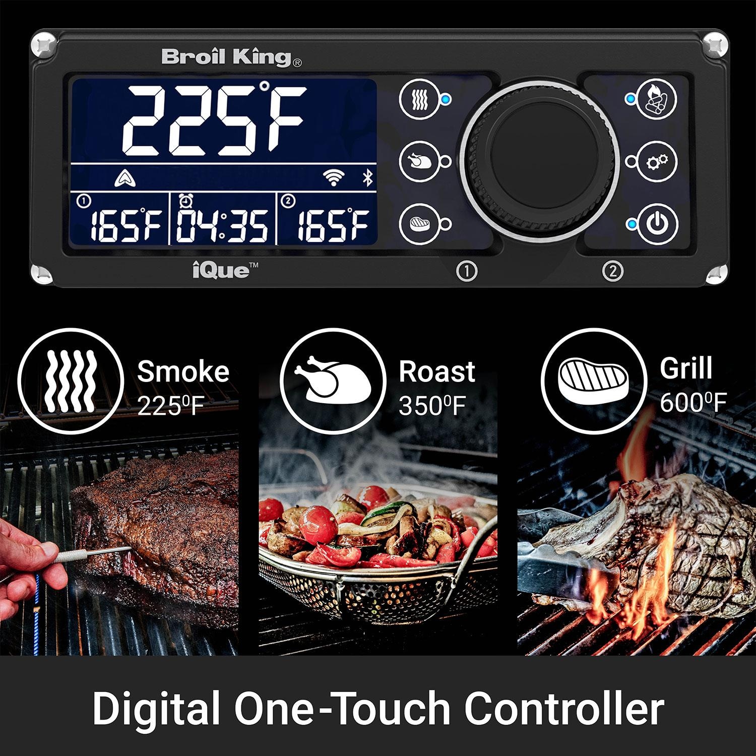 Broil King 674001 Baron 4 Burner Pellet Module Conversion Kit - Black - Touchscreen Controller Feature - Detail thumbnail