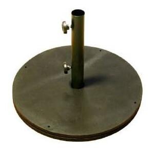 California Umbrella 95 Lb Cast Iron Round Umbrella Base In Black
