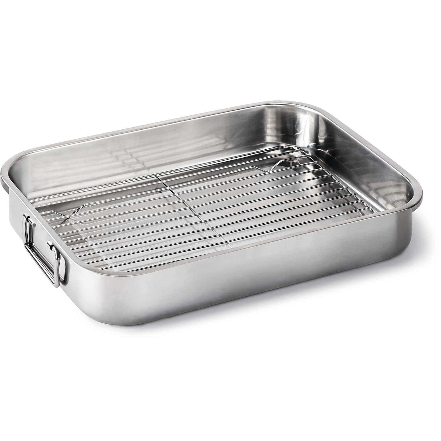 Napoleon 56038 Stainless Steel Roasting Pan - White Background thumbnail