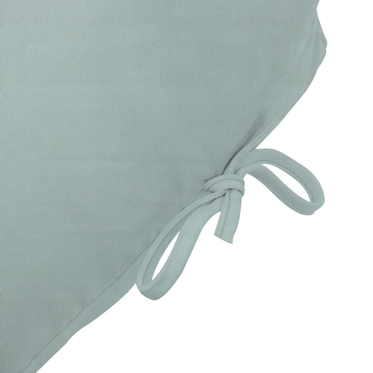 Sunbrella Canvas Spa Long Outdoor Replacement Chaise Lounge Cushion By UltimatePatio.com - Tie Detail thumbnail