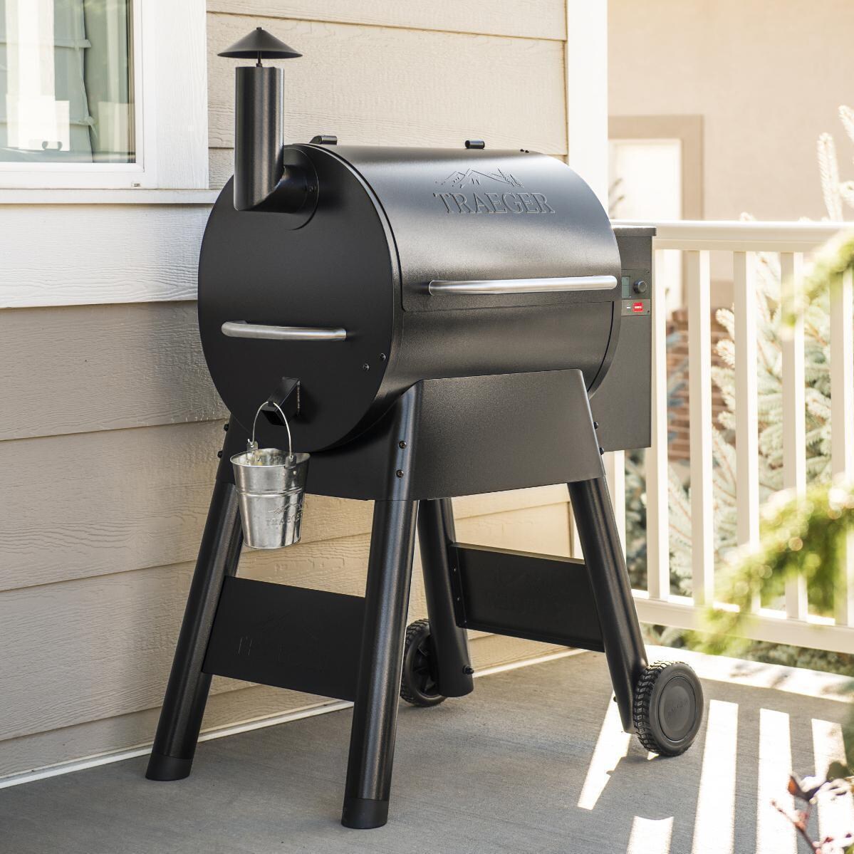 Traeger Pro 575 Pellet Grill Black TFB57GLE BBQGuys