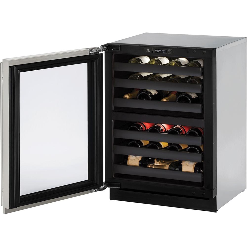 U-Line U-3024ZWCS-15B - Open Stocked View thumbnail