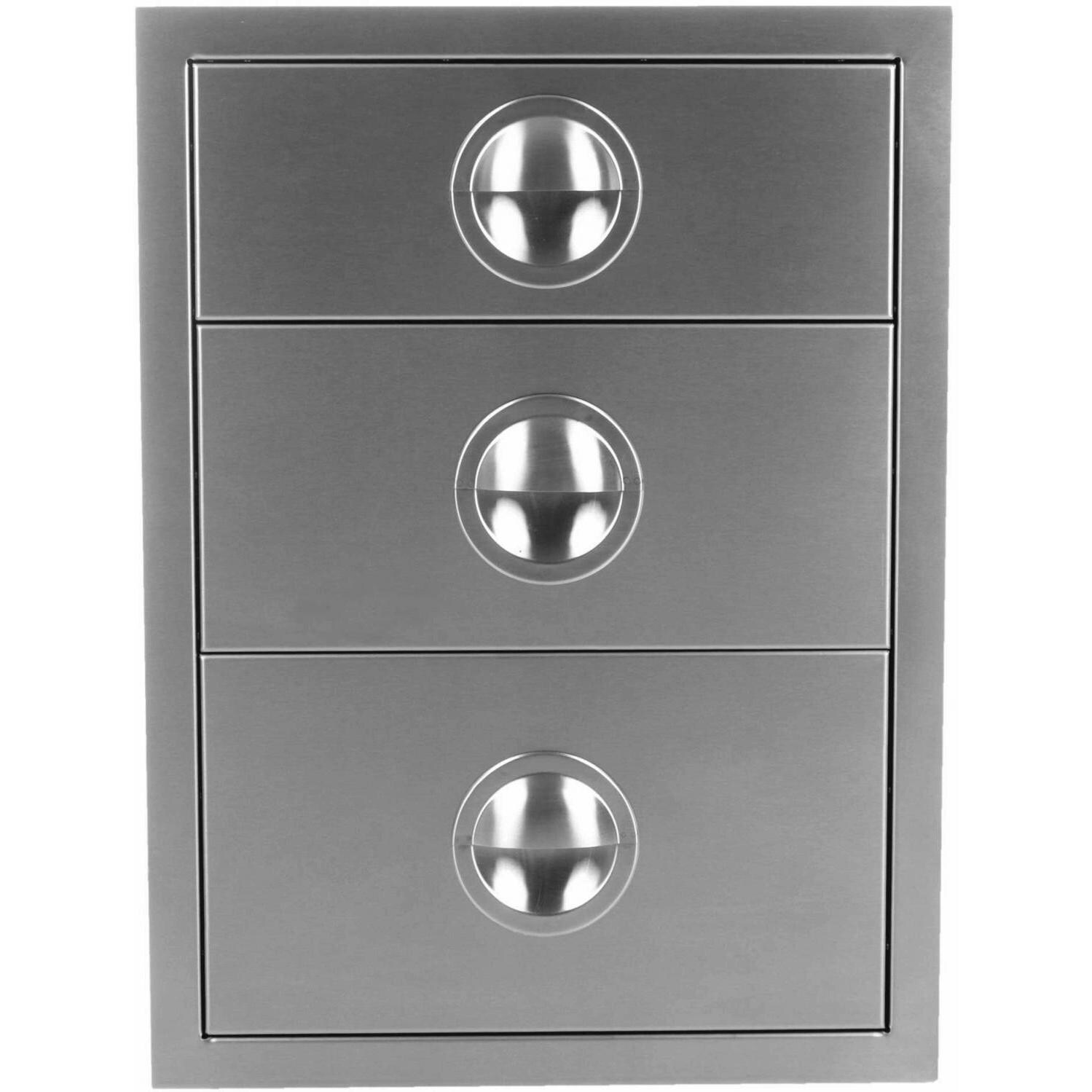 Luxor Slimline 20-Inch Triple Storage Drawer - AHT-B3D