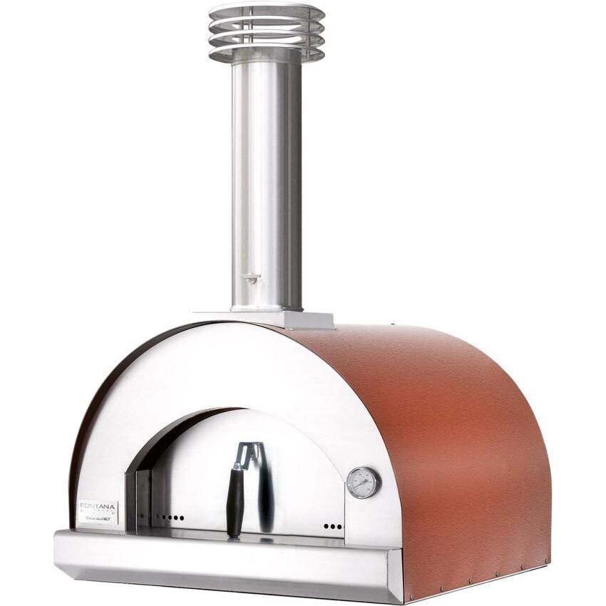 Fontana Forni FTMAR-R Margherita Wood-Fired - Red - Oven - White Background thumbnail