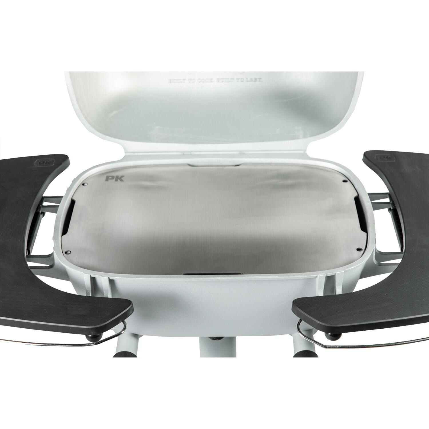 PK Grills PK360 Solid Stainless Steel Griddle - Installed thumbnail