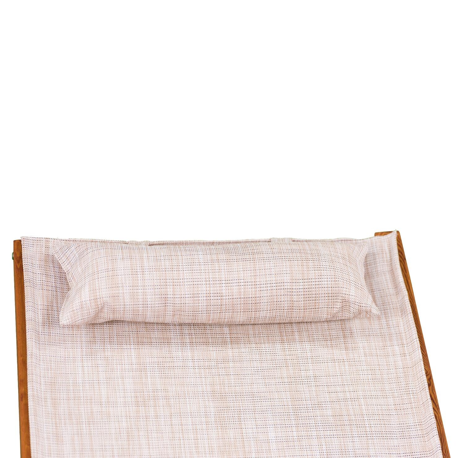 Leisure Season Sling Patio Chaise Lounge - Head Pillow Included thumbnail