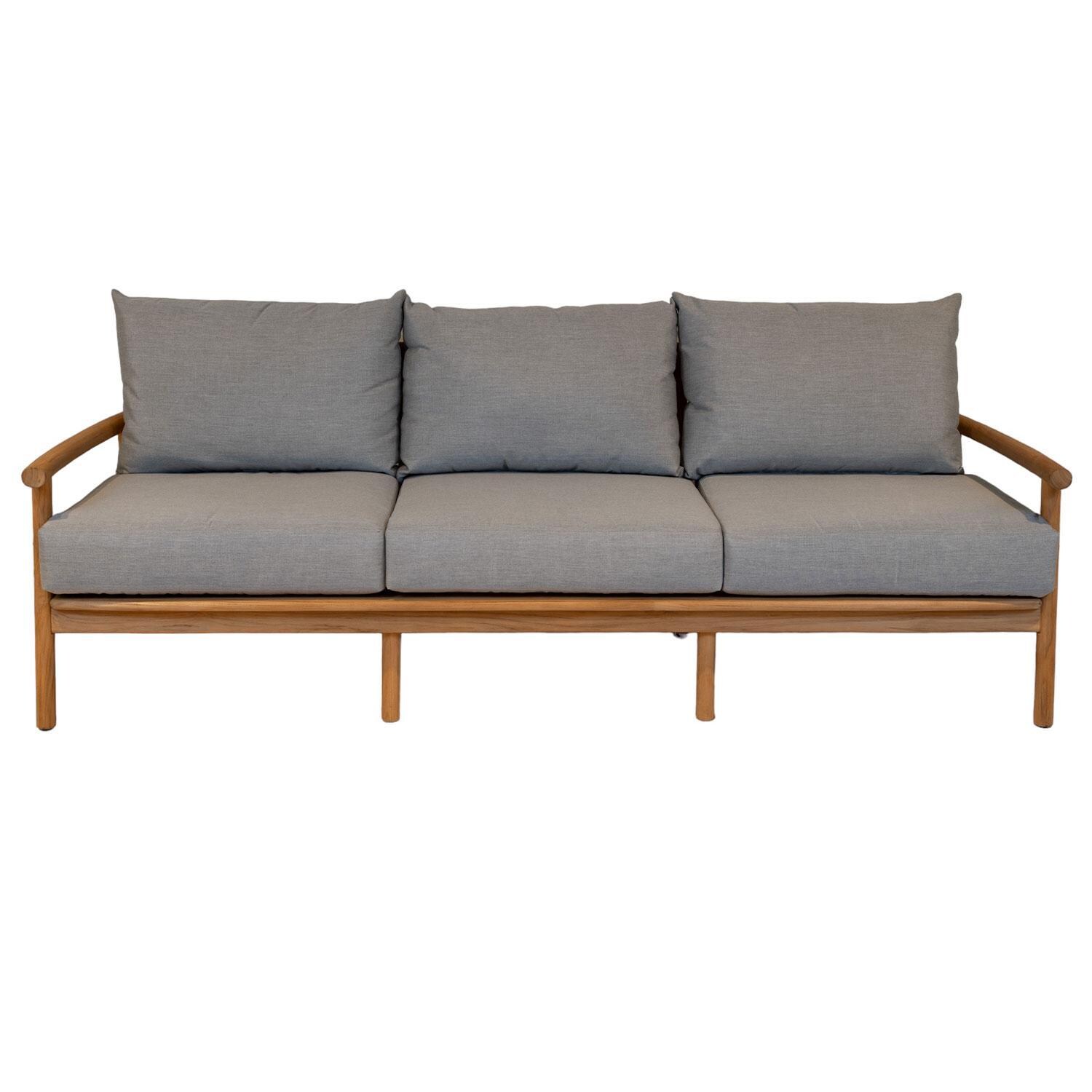 Seville Teak Sofa in Granite by Royal Teak Collection