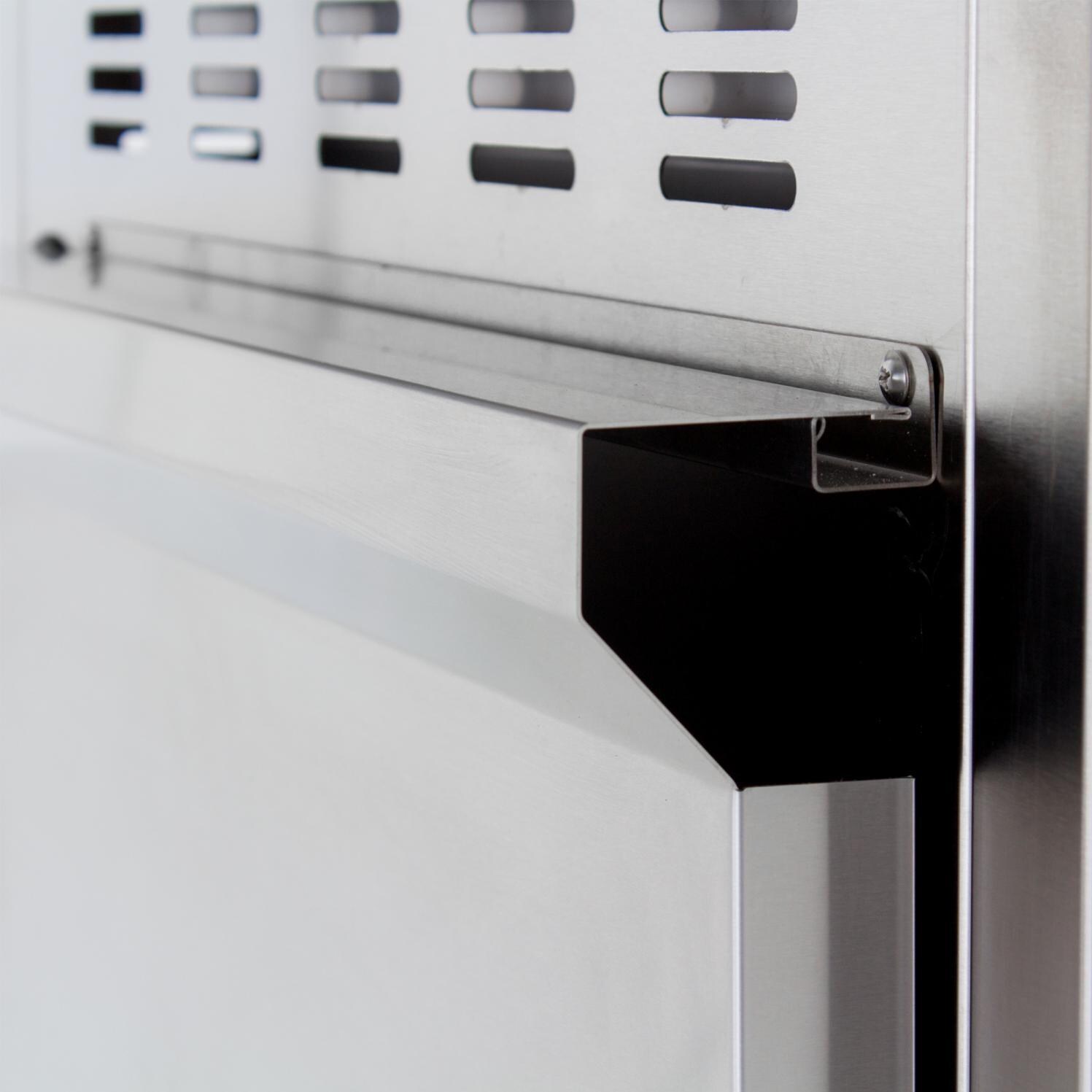 Blaze LTE 30-Inch Natural Gas Griddle On Deluxe Cart - Built-In Griddle Cover Holder thumbnail