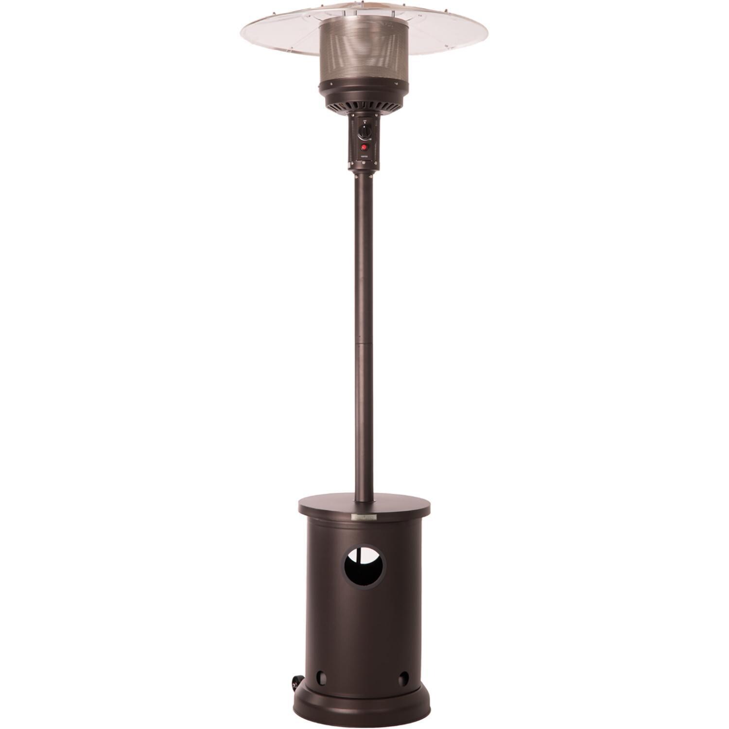 Ultimate Patio 48,000 BTU Propane Outdoor Patio Heater w/ Table - Mocha - SC65264