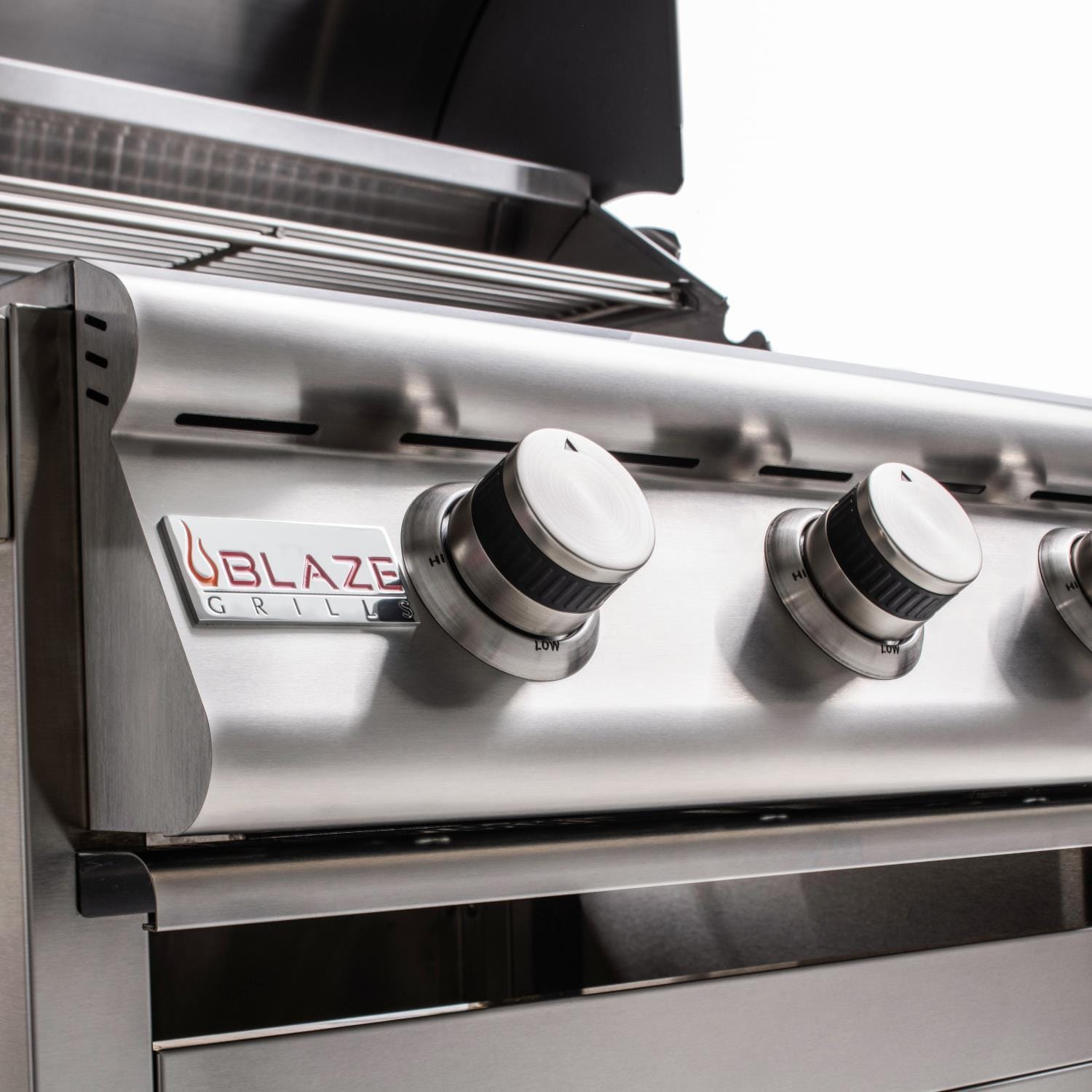 Blaze - BLZ-3LBM-LP - Prelude LBM 25-Inch 3-Burner Built-In Propane Gas Grill - Front Control Panel thumbnail