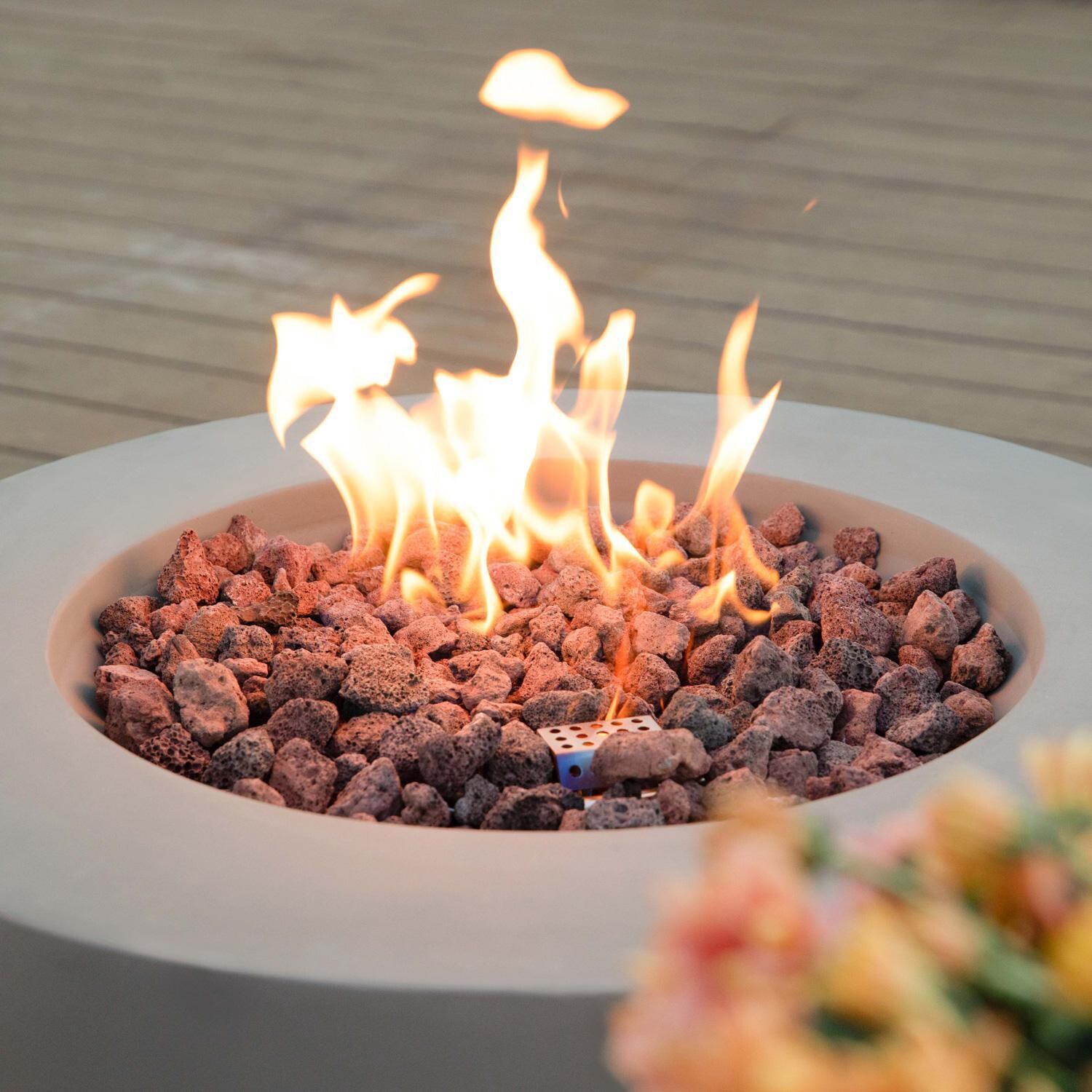 Elementi OFG152-NG Modeno Waterford 27-Inch Natural Gas Fire Pit Table - Luminous Flame thumbnail