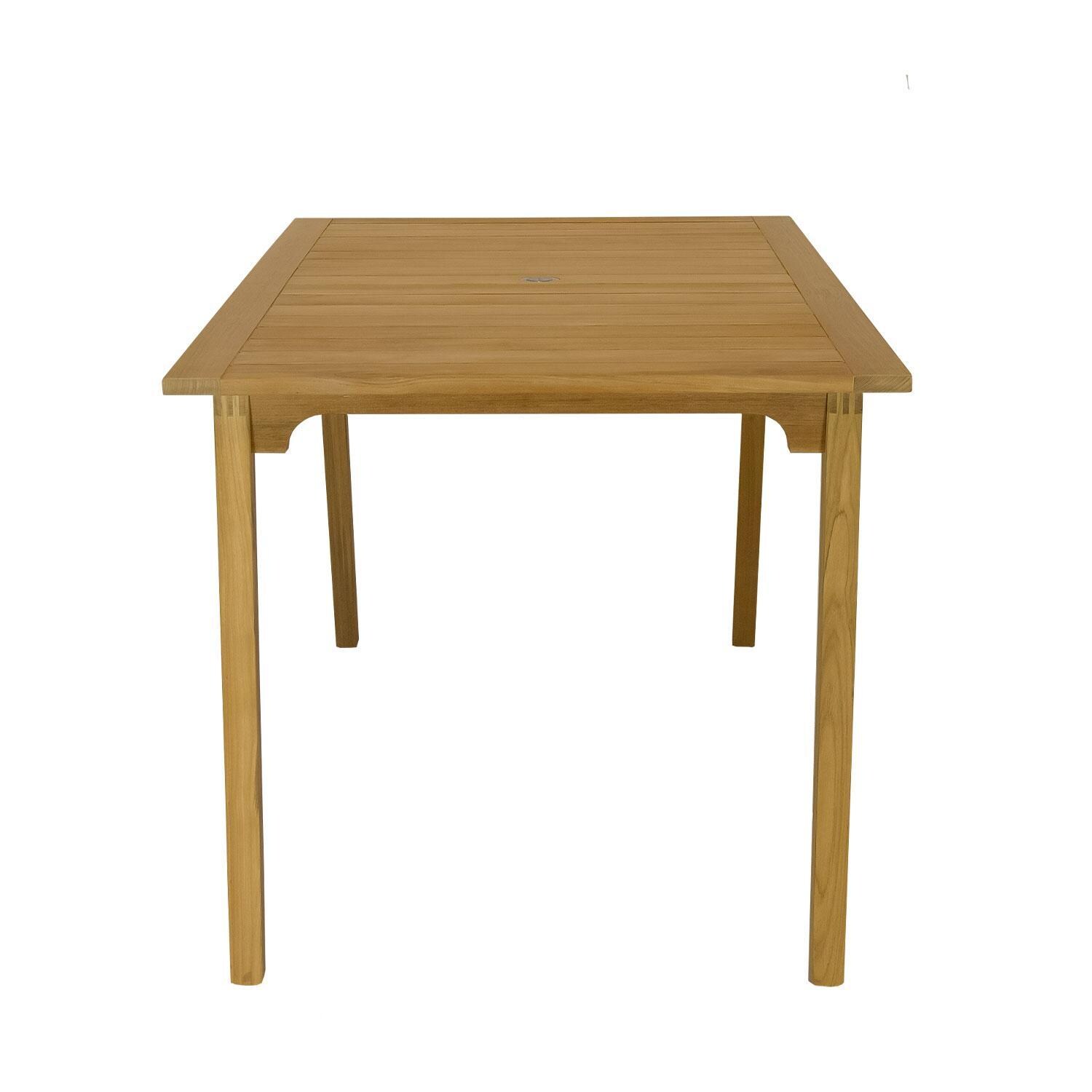 Admiral 70 Inch Counter Height Table by Royal Teak Collection - Side View - White Background thumbnail