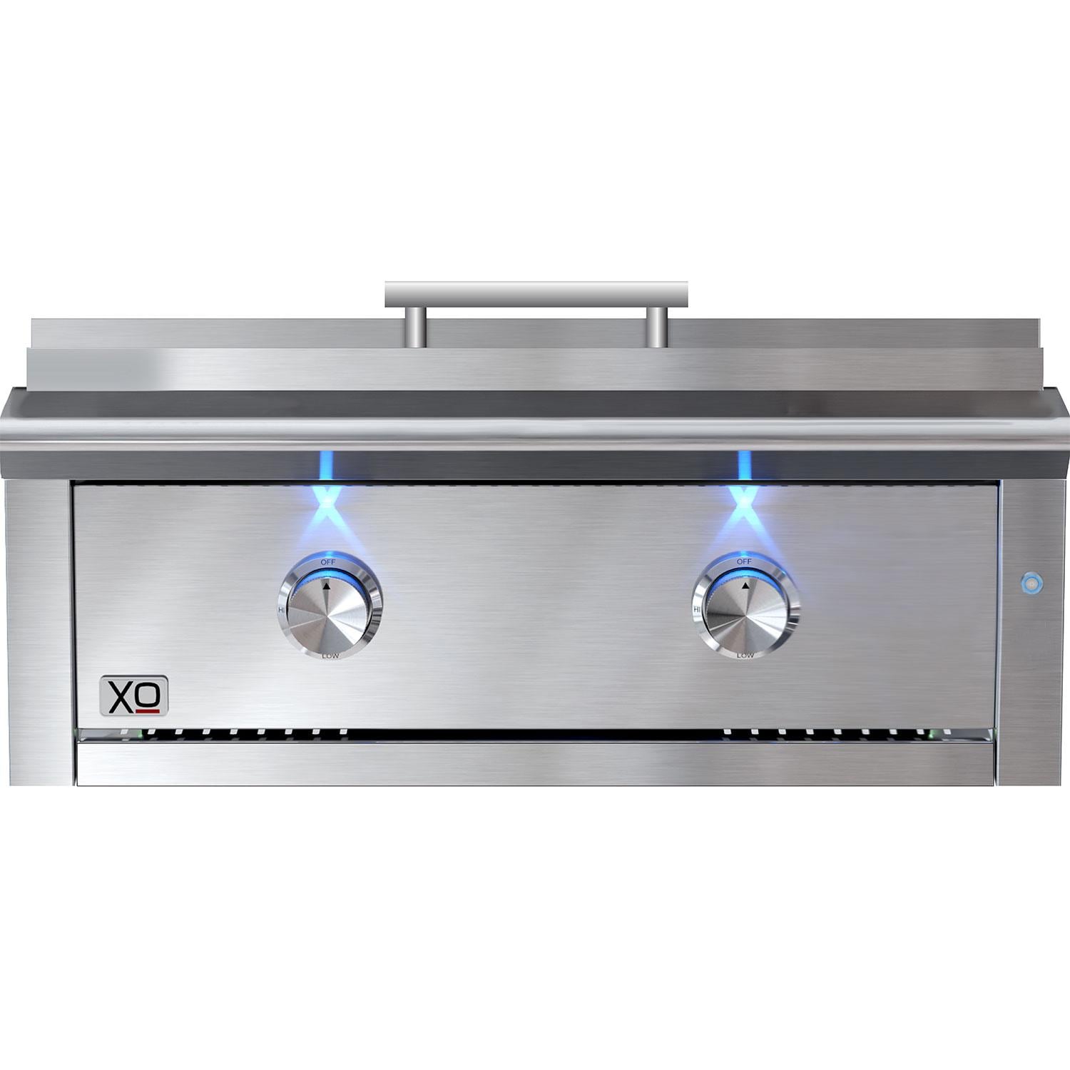 XO Appliance XO Pro-Grade 30-in 2 Burner Built-In Natural Gas Flat Top Grill - XOGRIDDLE30N