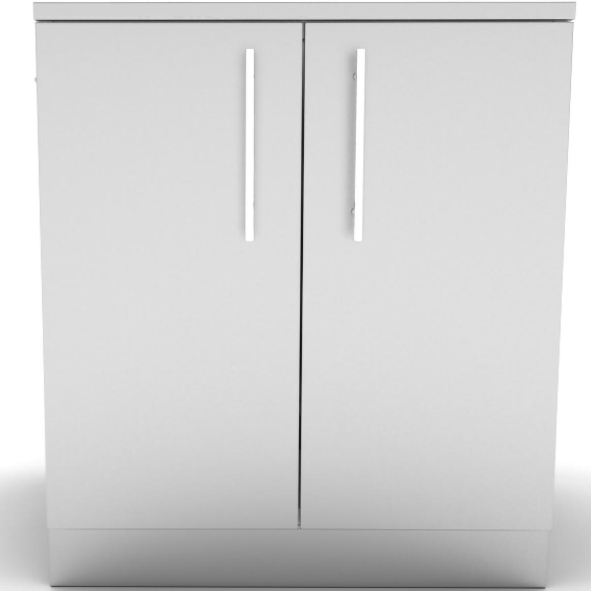 Sunstone SBC30FDD 30-in Outdoor Kitchen Double Door Island Cabinet - Cabinet Front - White Background thumbnail