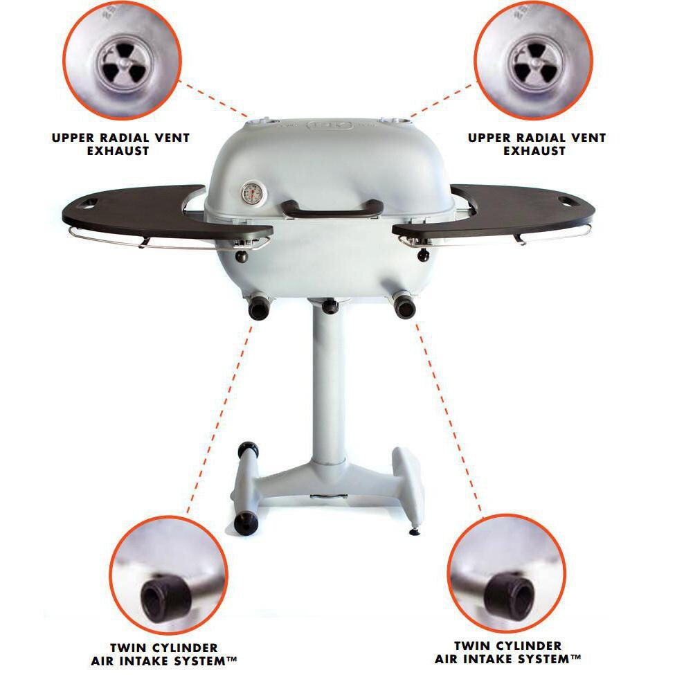 Portable Kitchen PK360 Freestanding Grill & Smoker - Four Point Venting System thumbnail