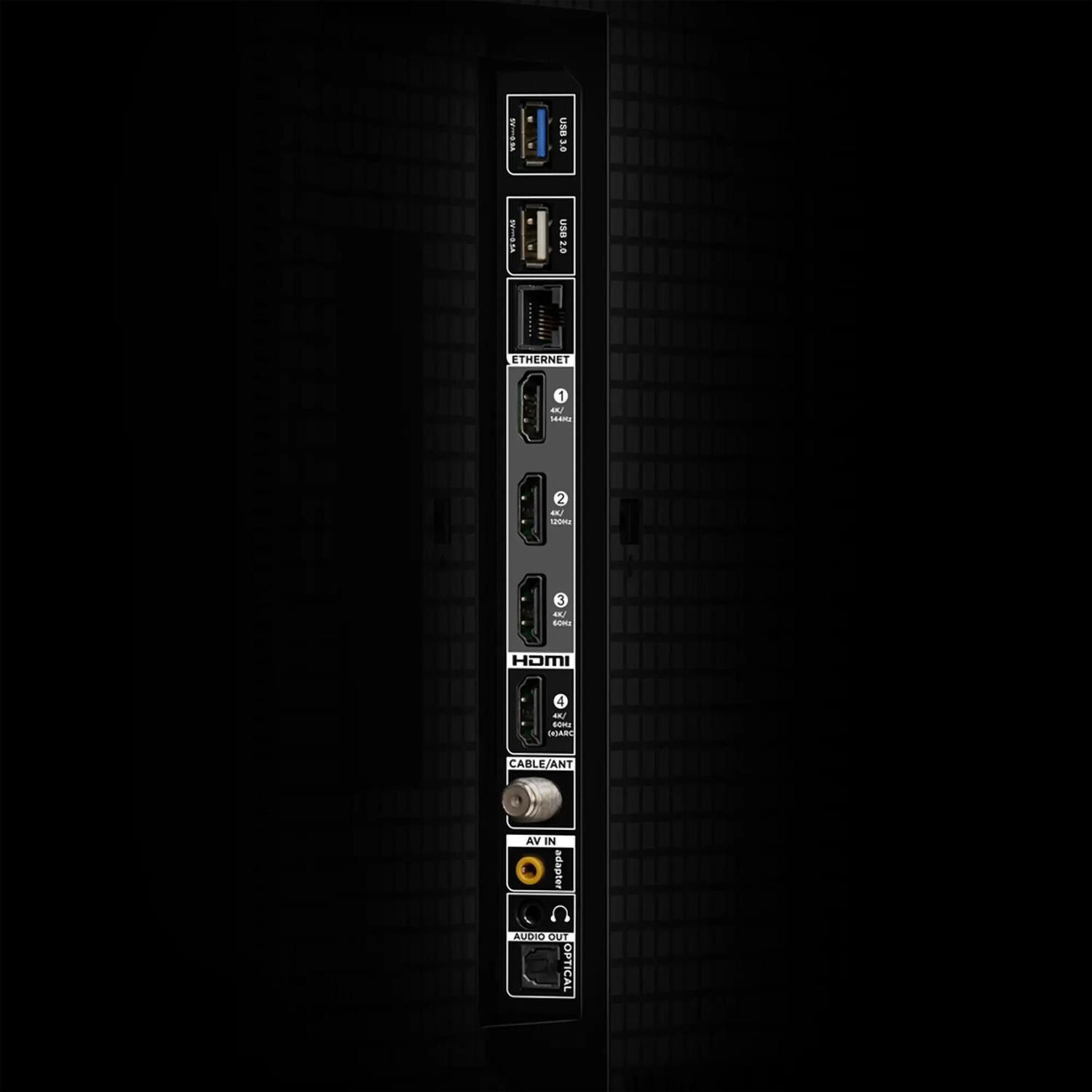 Titan G300-MLED-075 G300 Series - 75 Inch Full Sun 4K QLED PRO IP65 Smart Outdoor TV w/ Google TV OS - Ports - Detail thumbnail