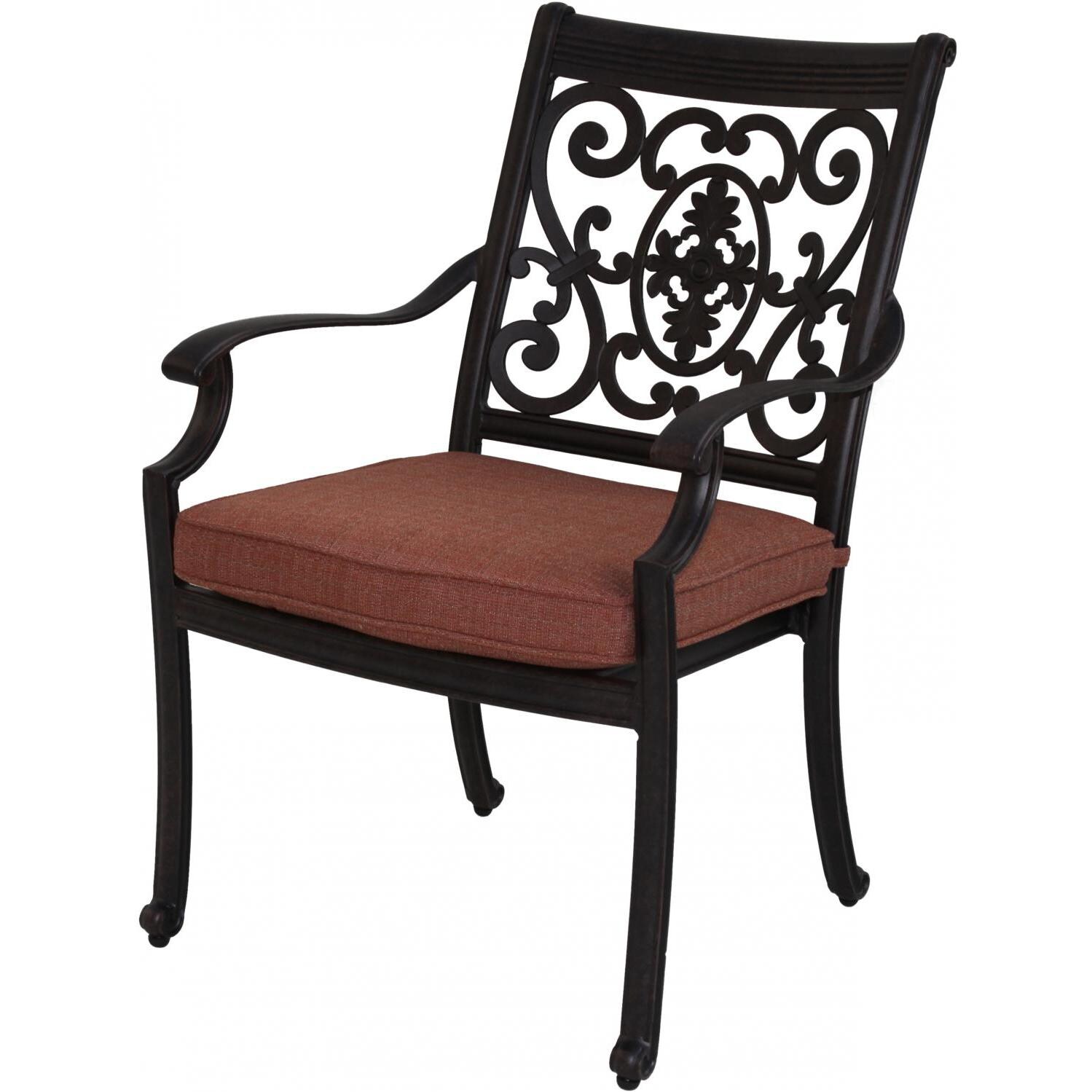 Darlee St. Cruz Patio Dining Chair - Antique Bronze thumbnail