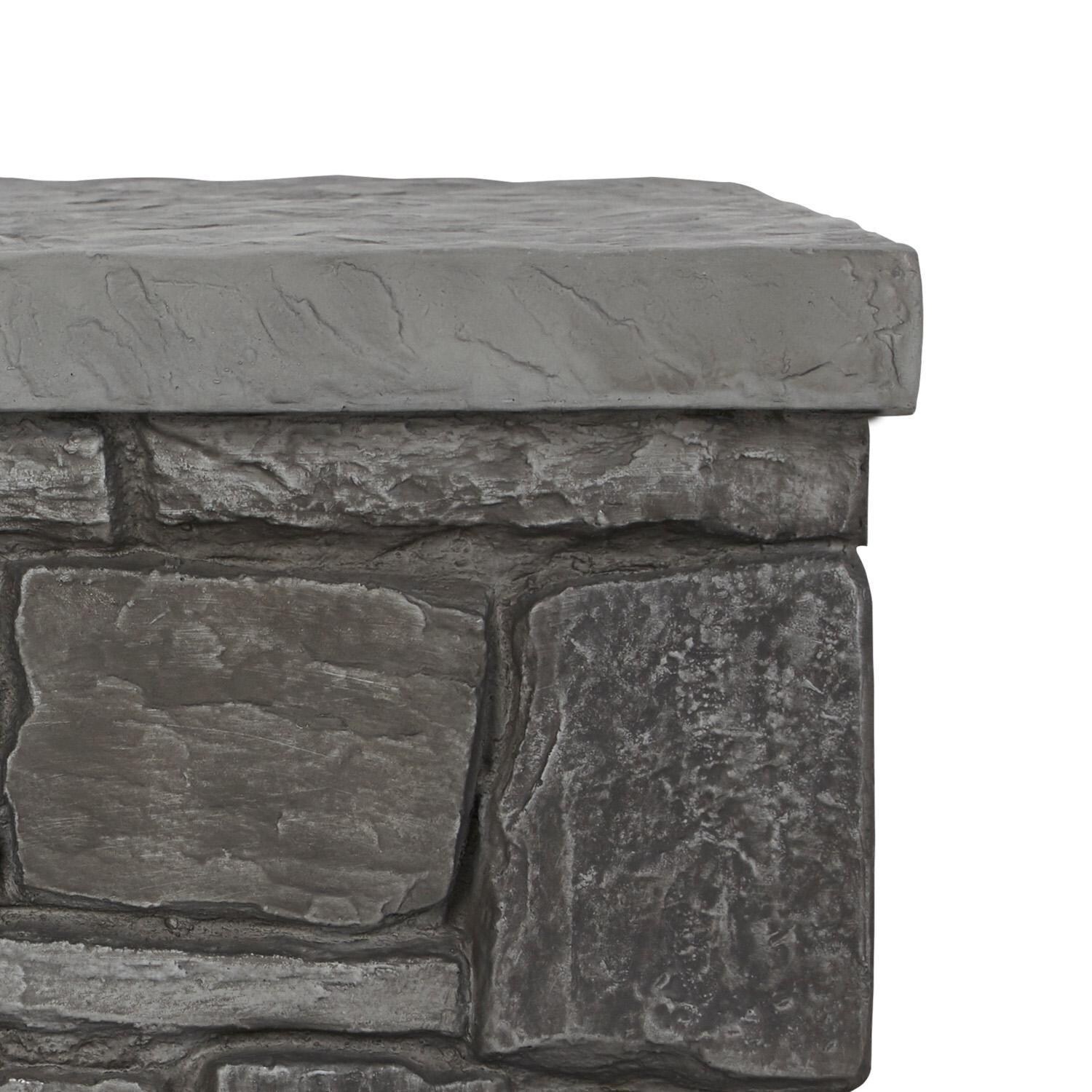 Lakeview Outdoor Designs SC-11815-GRY Baywood Propane Tank Cover - Detail thumbnail