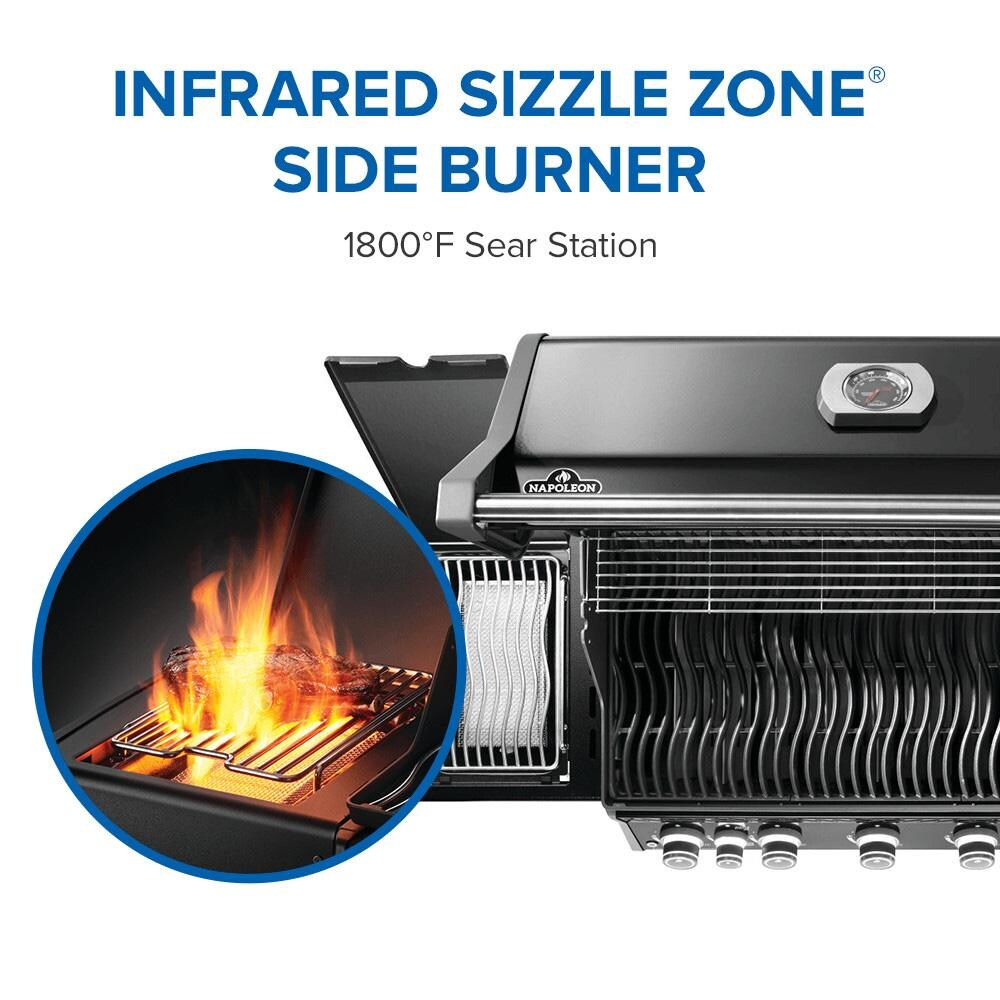 Side Burner Infrared Searing Station Napoleon Rogue PRO 625