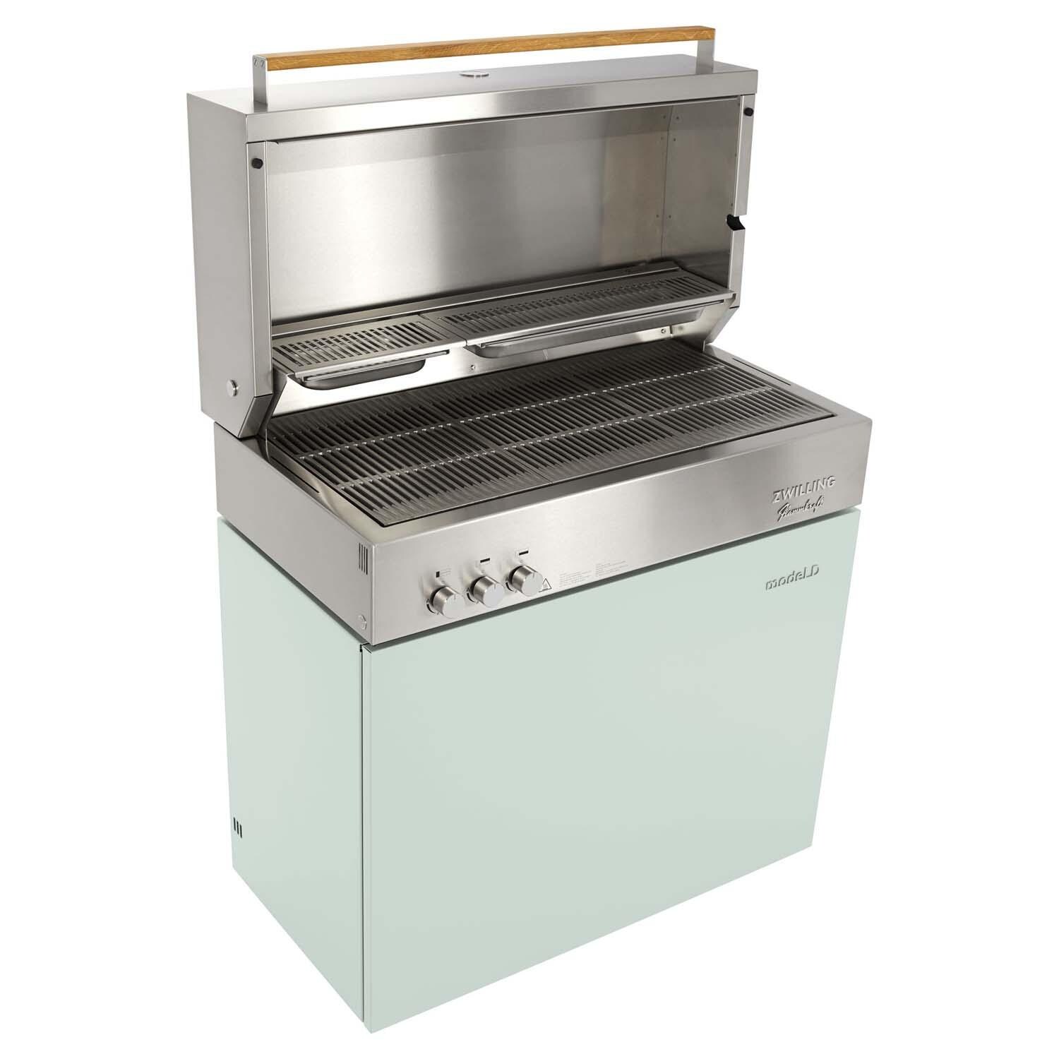 Flammkraft Model D Propane Gas Grill - Pool - 1029544