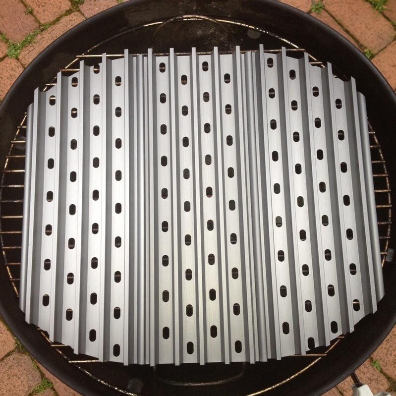 GrillGrate Hard Anodized Aluminum 3Panel Grill Surface Set For 18.5