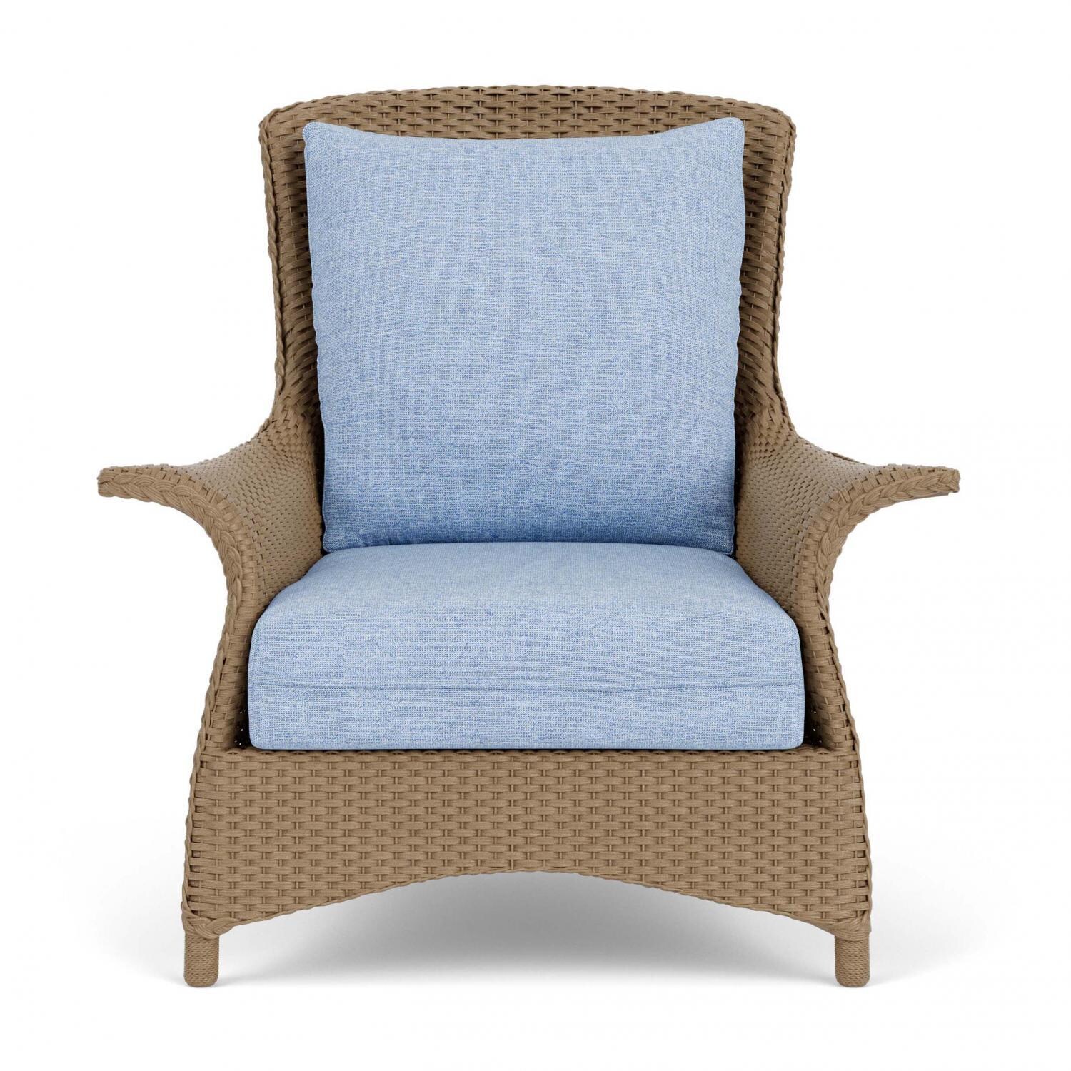 Lloyd Flanders Mandalay Lounge Chair in Fawn Finish with Demo Skyway fabric thumbnail