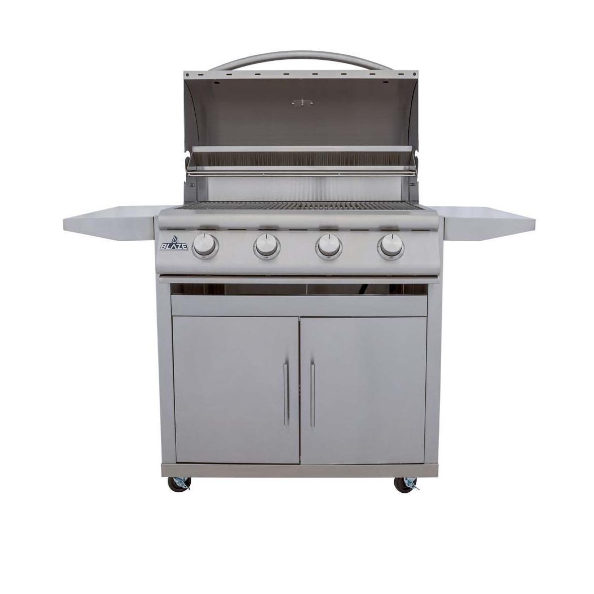 Blaze BLZ-4BCM-LP 32-in Propane Grill - Angled View - White Background thumbnail