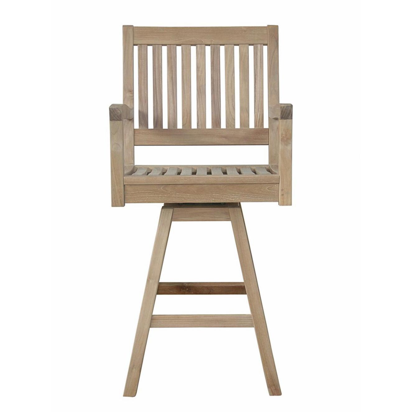 Anderson Teak Rialto Swivel Patio Bar Stool Ultimate