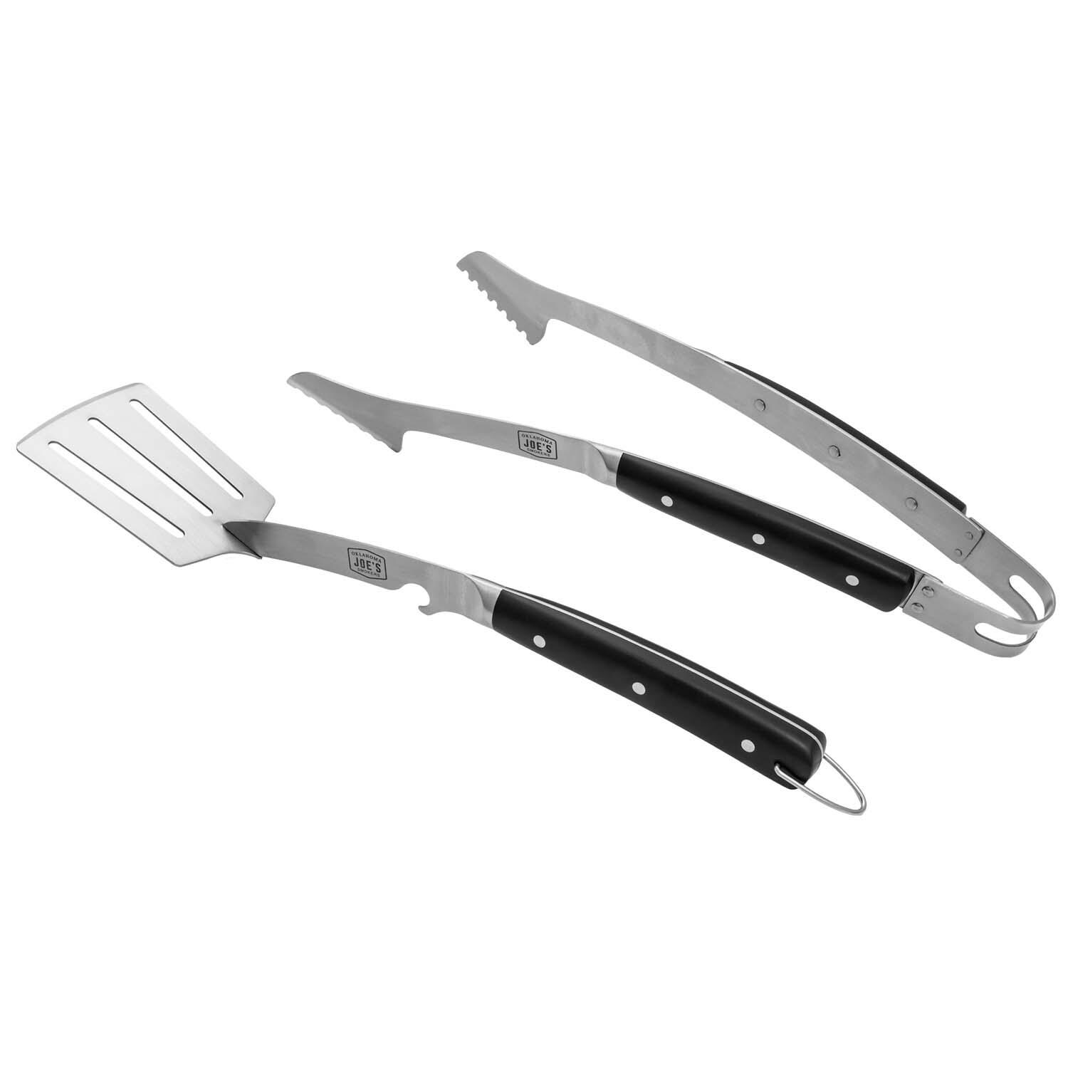 Oklahoma Joe's Blacksmith 2 Pc Spatula & Tong Set - 7826131R06