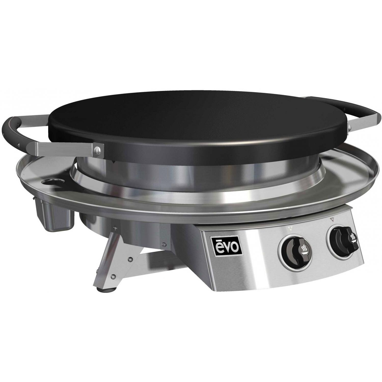 Evo Professional Tabletop Flattop Propane Gas Grill - 10-0021-LP