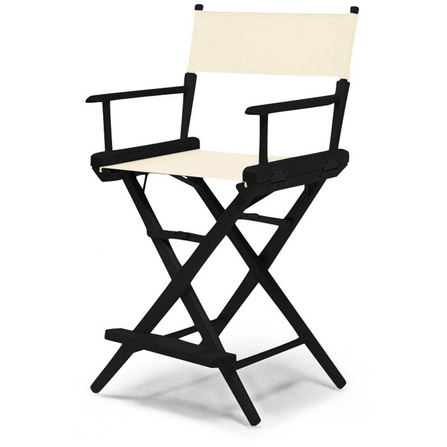 World Famous Counter Height Director Chair By Telescope Casual - Black/Natural