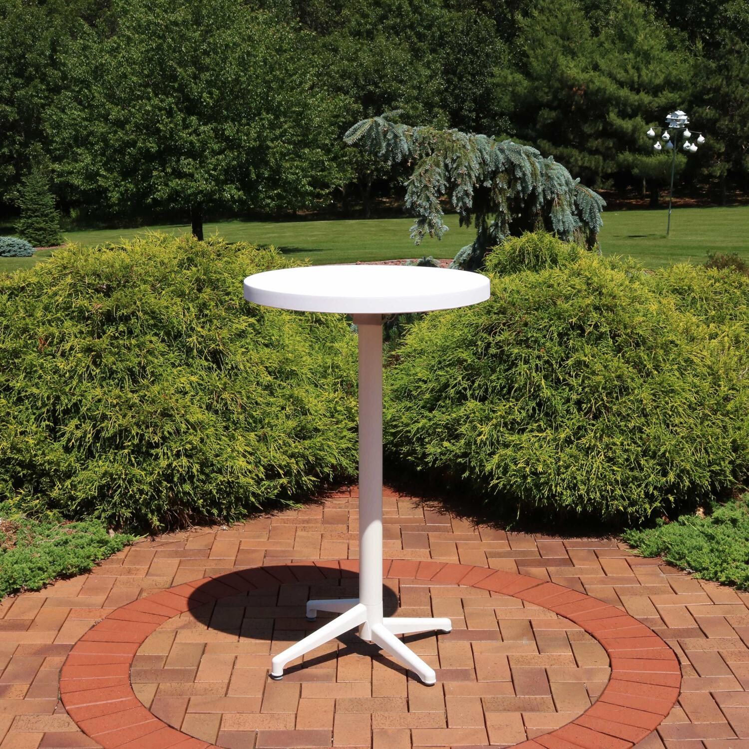 Ultimate Patio All-Weather Round Foldable Bar Table thumbnail