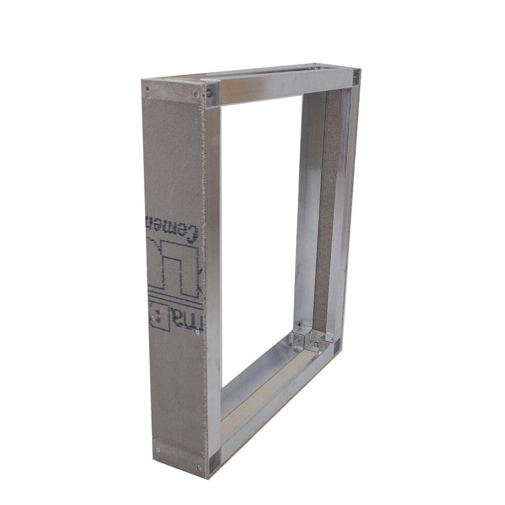 Filler Cabinet 6W X 35H Easy Outdoor Kitchen Frame Kit With Cement Board By Grillnetics
