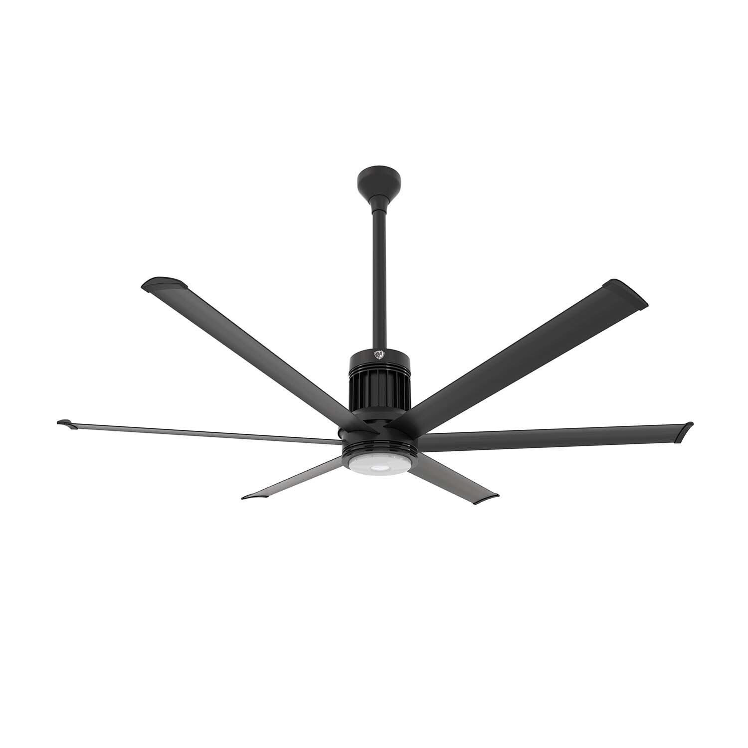 Big Ass Fans MK-I61-081906A728I12 96-Inch i6 Ceiling Fan Universal Mount W/12-Inch Ext Tube Black  - With Light (Sold Separately) thumbnail