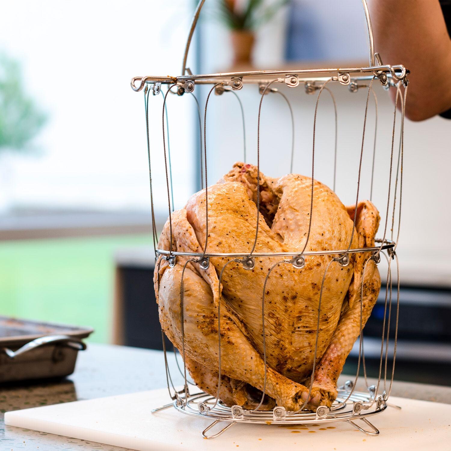 Charbroil 6776791W06 The Big Easy Better Basket - Final Step for Use - Lifestyle thumbnail