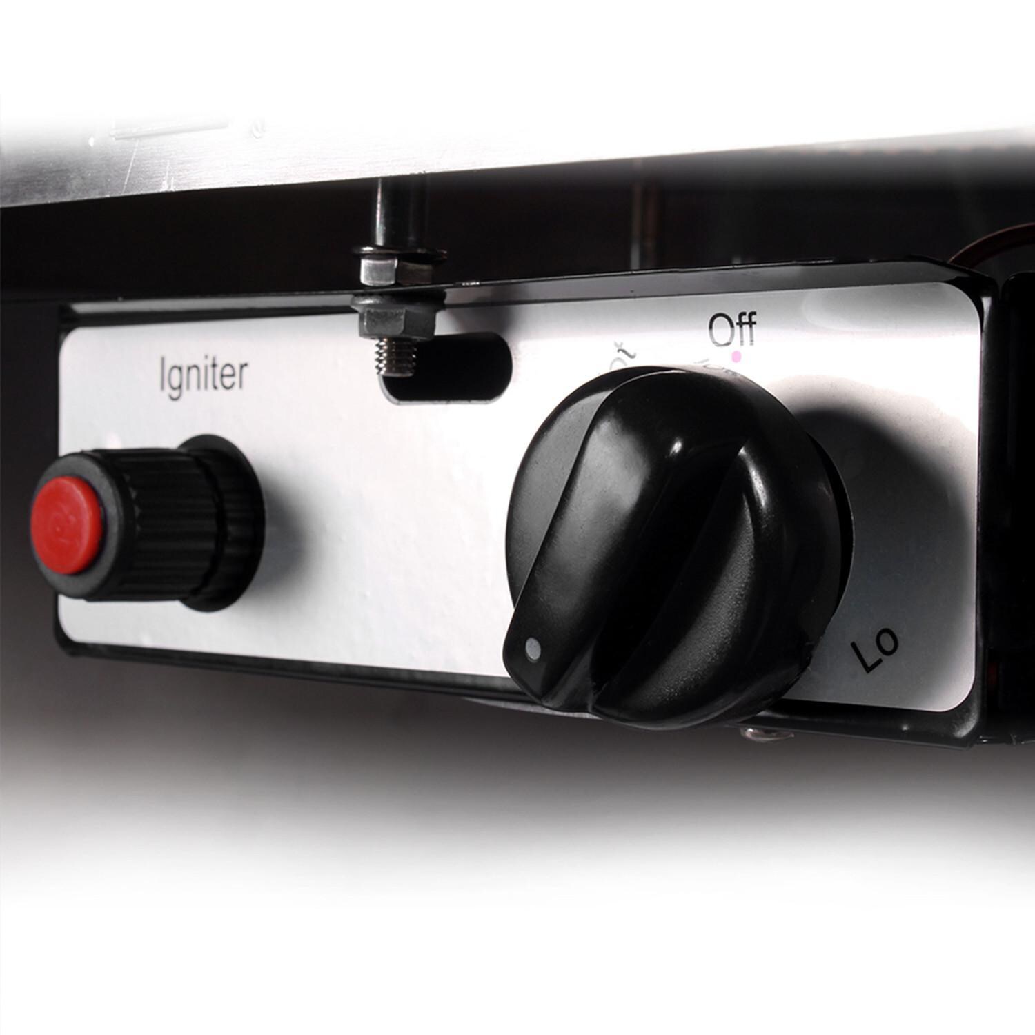 Paragon Outdoor OH-BZ42-6M Inferno 42,000 BTU Propane Gas Flame Tower Heater - Controls