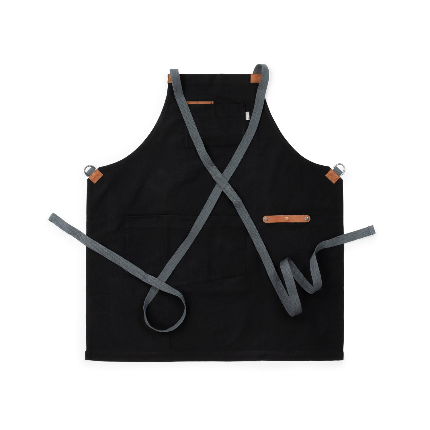 Barebones Living CKW-480 Chef Grilling Apron - Front With Straps thumbnail