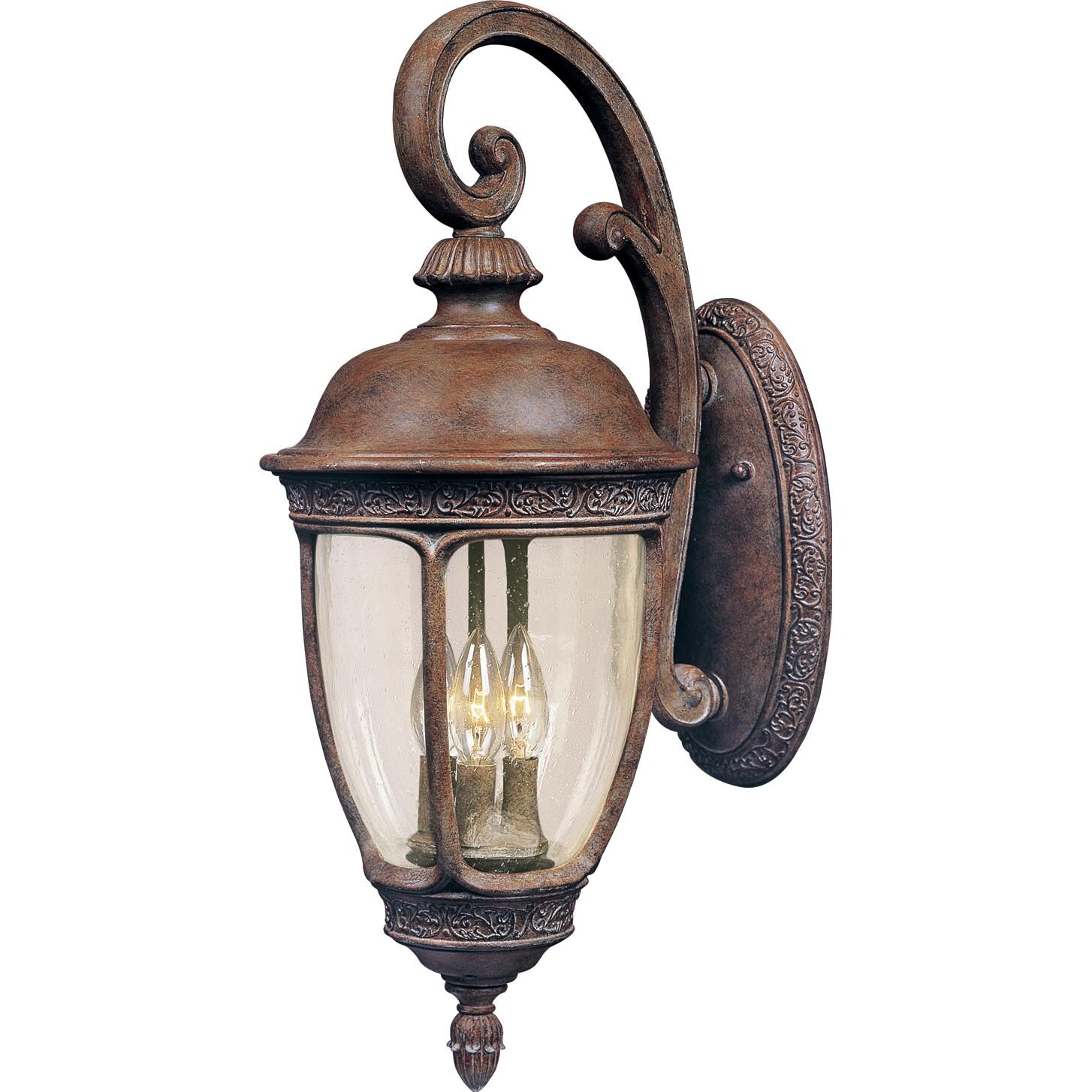 Maxim Knob Hill VX 40465CDSE 60W 24-Inch Three Light Outdoor Wall Light - Sienna thumbnail